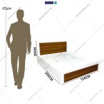 آدمک تخت خواب یک و نیم نفره دنیز از گامی نو