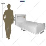 آدمک تخت خواب 120 شادی از برند گامی نو