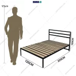 آدمک تخت خواب 120 فلزی پندار، گامی نو