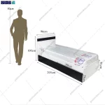 آدمک تخت خواب یک نفره غزاله، گامی نو