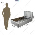 آدمک تخت خواب شوپارد یک نفره گامی نو