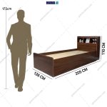 آدمک تخت خواب صدرا 120 | گامی نو