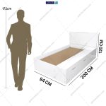 تخت خواب یک نفره اوپال گامی نو