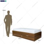 آدمک تخت خواب یک نفره قاصدک | گامی نو