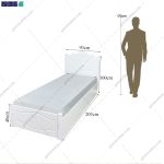 تخت خواب یک نفره آیلار گامی نو
