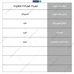 جدول تخت خواب یک نفره غزاله، گامی نو