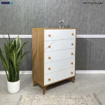 نمای کناری دراور 5 کشو ام دی اف نیلماه