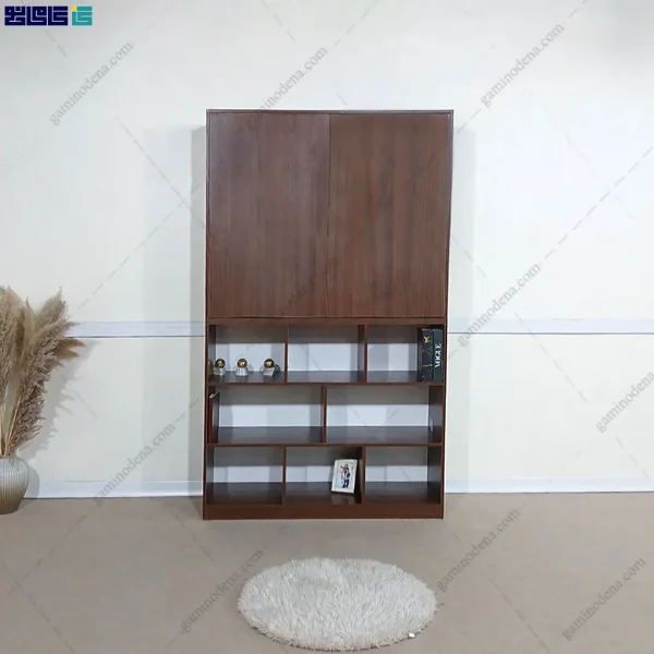 نمای اصلی کتابخانه خانگی و مدرن پولاد