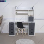 نمای اصلی از میز تحریر کتابخانه دار مدرن بامداد