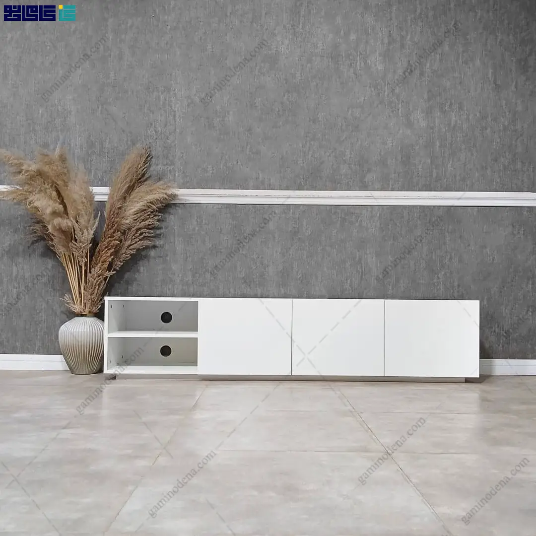 میز تلویزیون گلی نمای اصلی میز تلویزیون لاکچری و مدن گلی