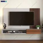 نمای اصلی از میز تلویزیون دیواری و تی وی وال آسنا