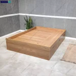 نمای اصلی تخت خواب مدرن هتلی گیسو دو نفره