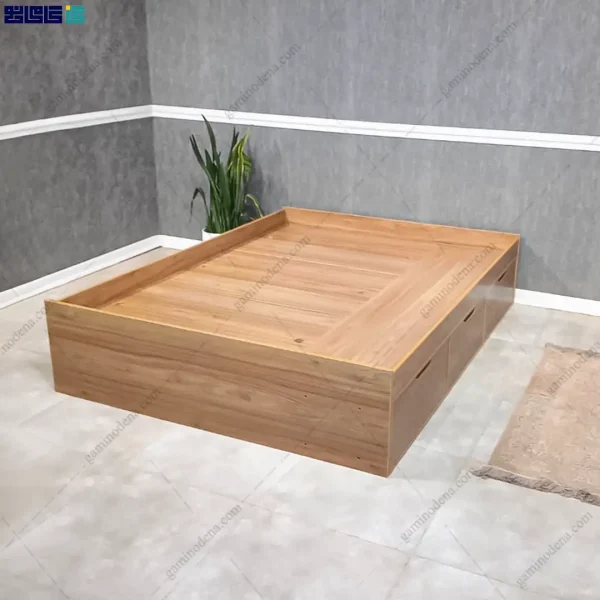 نمای اصلی تخت خواب مدرن هتلی گیسو دو نفره