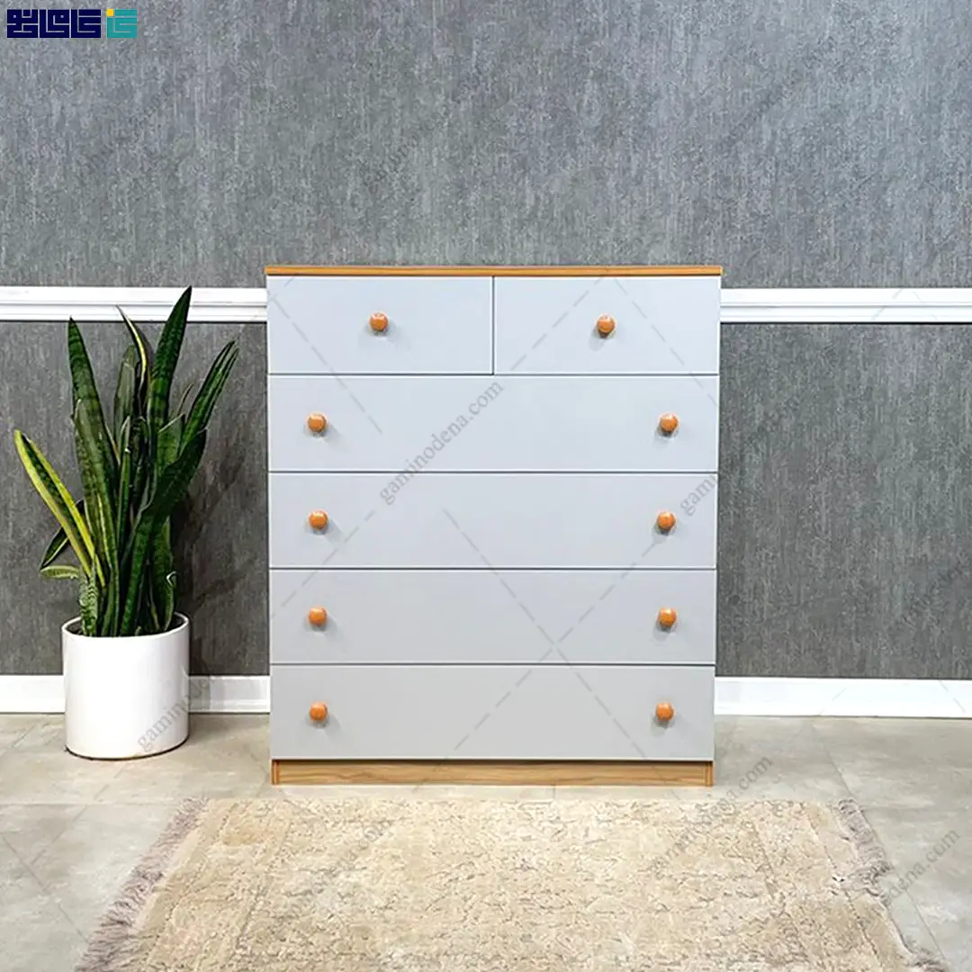 دراور هیوا نمای اصلی دراور 6 کشو مدرن ایکیا هیوا طراحی گامی نو