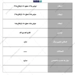 جدول شلف فلزی و ام دی اف شمس