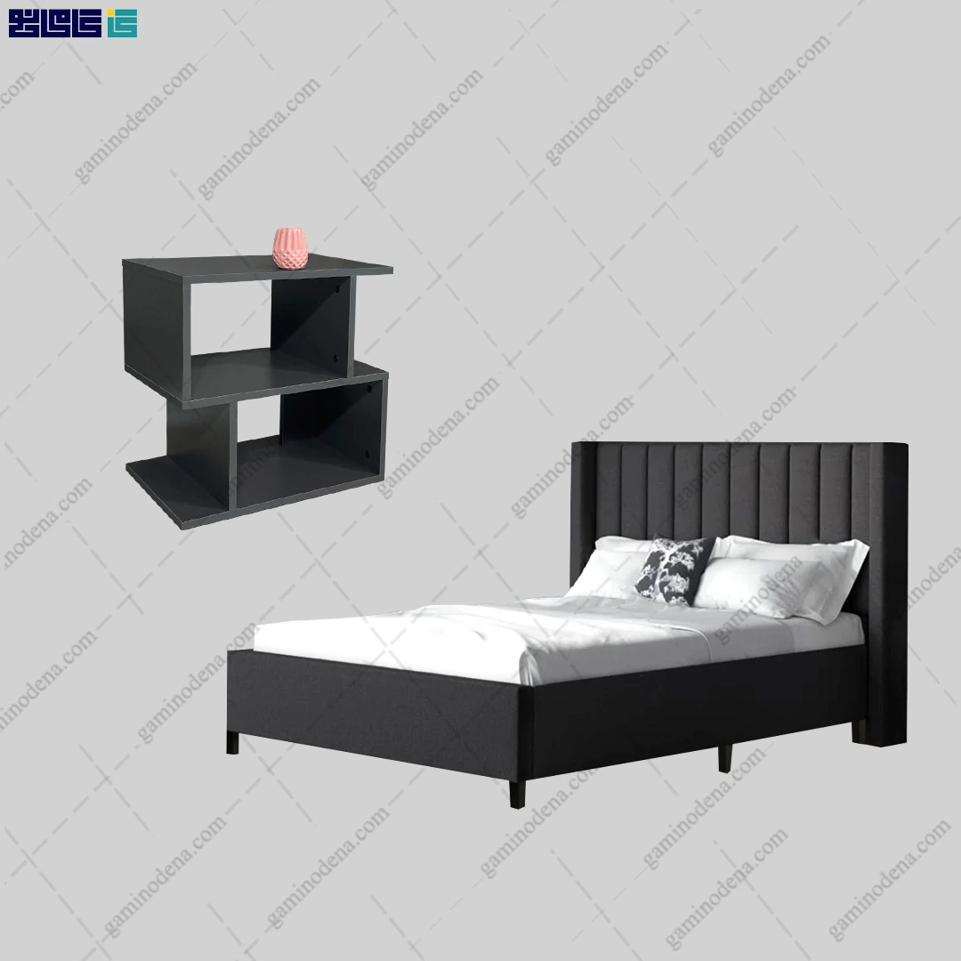 ست تخت خواب و پاتختی سوین ست تخت خواب و پاتختی سوین از برند گامی نو