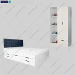 ست تخت خواب و کمد تیارا طراحی شده در gami no