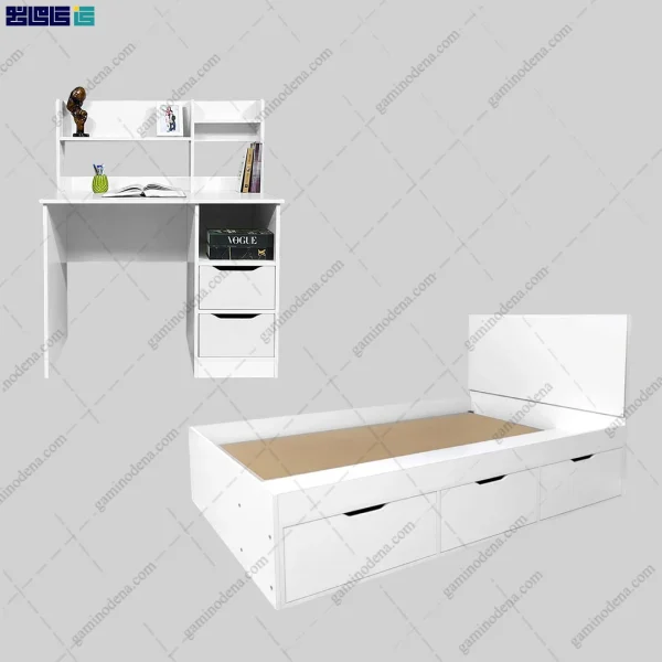 کاور ست تخت خواب و میز تحریر الیا