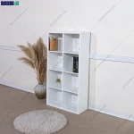 نمای ایستاده از کنار کتابخانه ام دی اف ساده خانگی ریوان