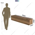 آدمک میز تلویزیون دیواری و لاکچری ساحل