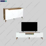 ست میز تلویزیون و کنسول طوبی از گامی نو