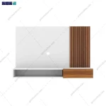 نمای بدون تلوزیون اصلی از میز تلویزیون دیواری و تی وی وال آسنا