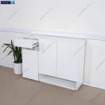 نمای کشو باز جاکفشی کنسولی گلی