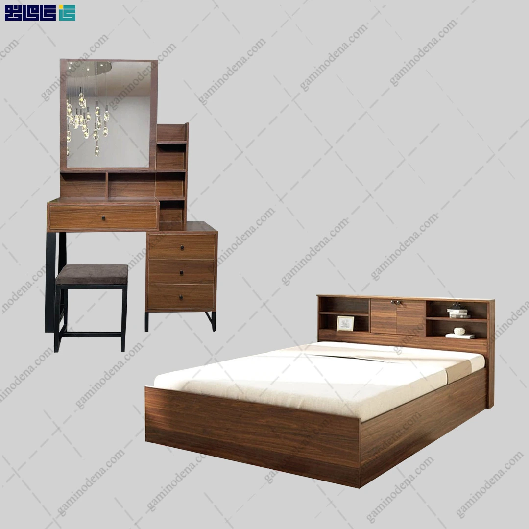 ست تخت خواب و میز آرایش ویانا کاور ست تخت خواب و میز آرایش ویانا