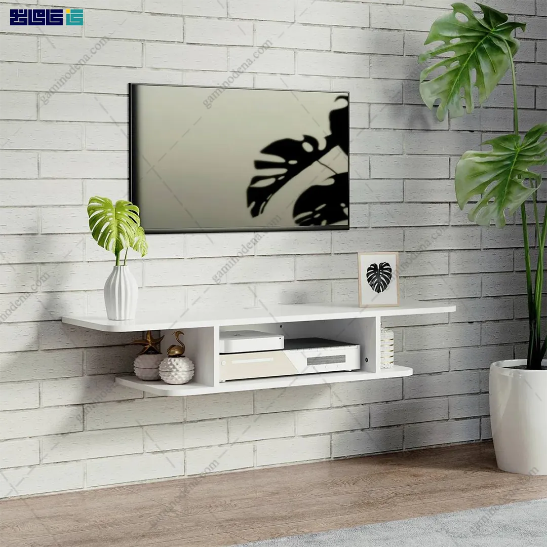 نمای اصلی میز تلویزیون دیواری و ساده و شیک برکه نمای اصلی میز تلویزیون دیواری و ساده و شیک برکه