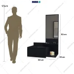 آدمک میز آرایش دیواری مدرن و لاکچری آوینه