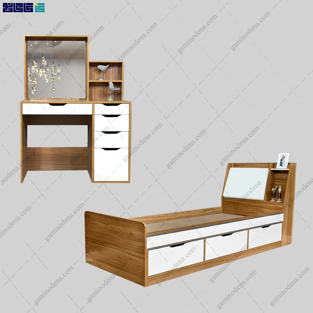 ست تخت خواب و میز آرایش ستایش کاور ست تخت خواب و میز آرایش ستایش