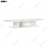 نمای اصلی بدون تلویزیون از میز تلویزیون دیواری و ساده و شیک برکه