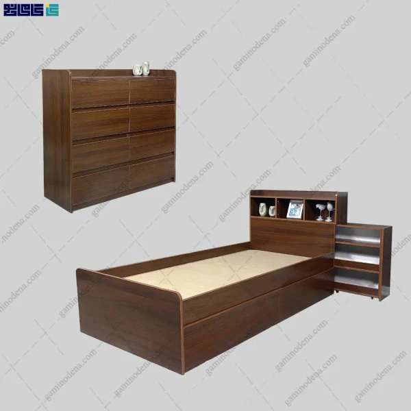 ست تخت خواب و دراور آسمان از برند گامی نو