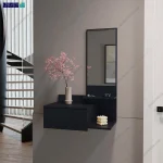 نمای اصلی از میز آرایش دیواری مدرن و لاکچری آوینه