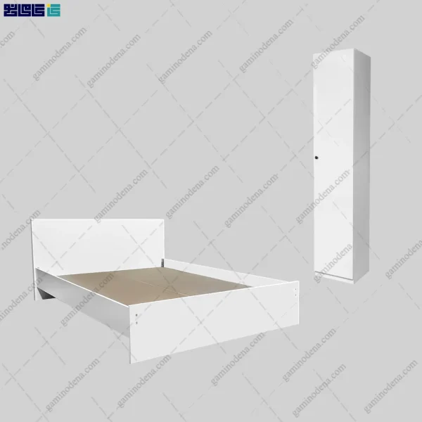 ست تخت خواب و کمد لباس آیه از گامینو