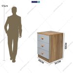 آدمک پاتختی سه کشو مدرن هیوا