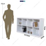 آدمک کتابخانه ام دی اف ساده خانگی ریوان