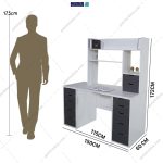 آدمک میزتحریر کتابخانه دار مدرن بامداد