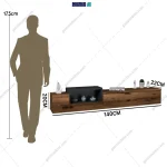 آدمک از میز تلویزیون دیواری مینیمال شانا