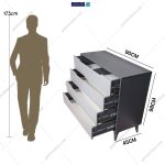 آدمک دراور 4 کشو مدرن لیام