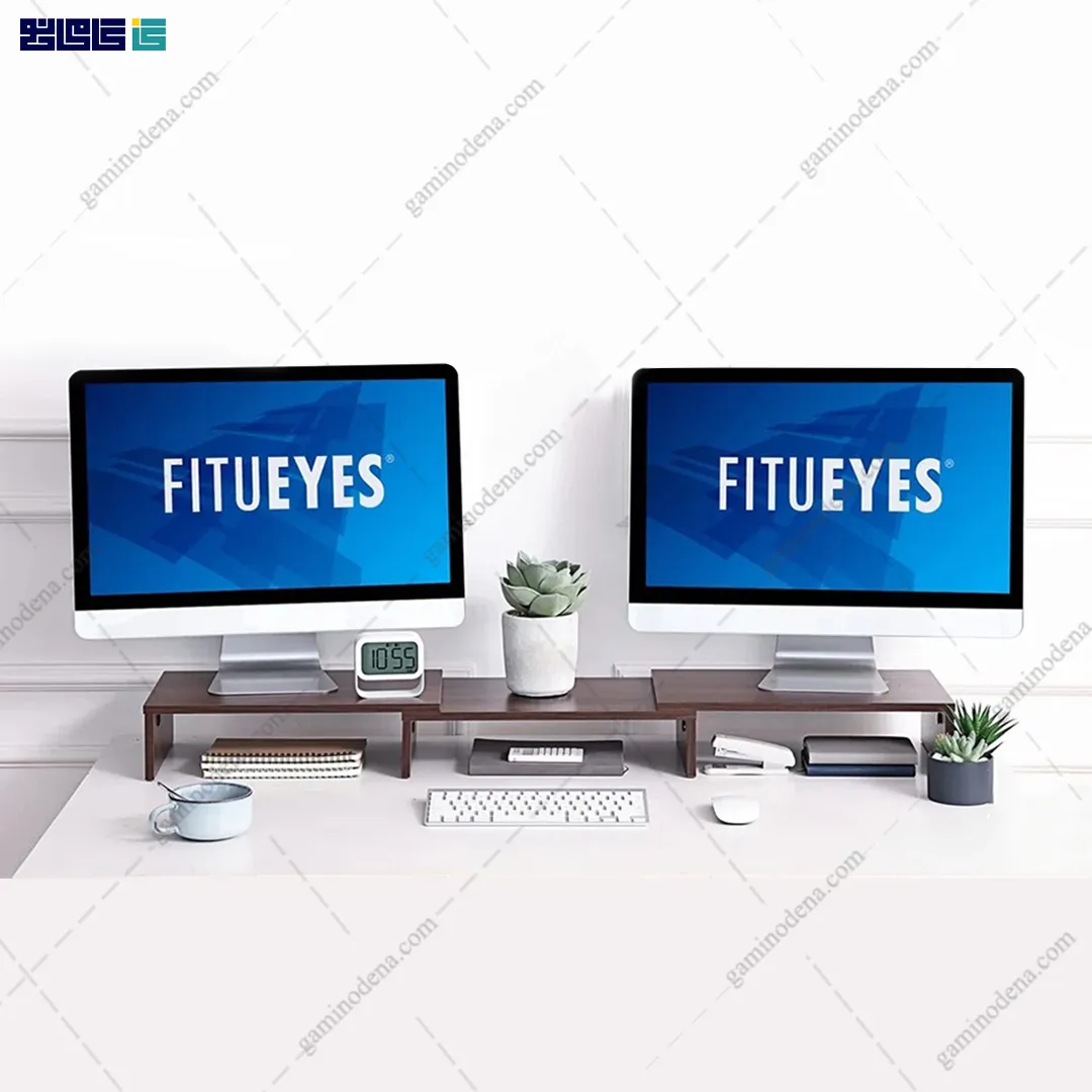 نمای اصلی از استند مانیتور رومیزی دو نفره رابین ساخت مجموعه گامی نو نمای اصلی از استند مانیتور رومیزی دو نفره رابین ساخت مجموعه گامی نو