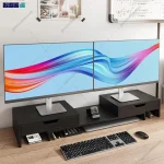 نمای اصلی از استند مانیتور رومیزی دو نفره آریابان طراحی از گامی نو