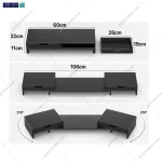 آدمک استند مانیتور رومیزی دو نفره آریابان