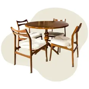میز ناهار خوری 4 نفره