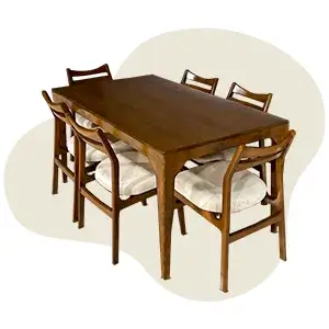 میز ناهار خوری 6 نفره