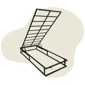 کفی تخت خواب فلزی