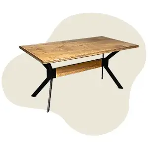 میز ناهار خوری چوبی