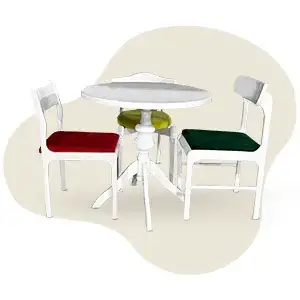 میز ناهار خوری گرد