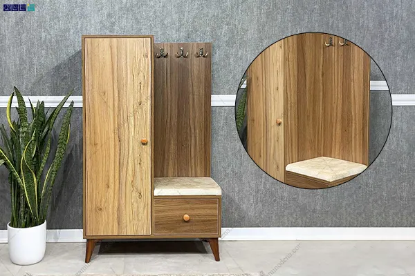 جاکفشی جالباسی نشیمن دار