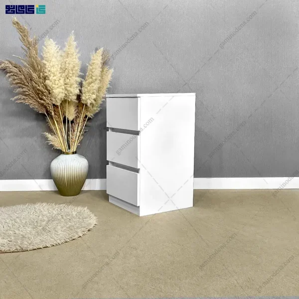 میز پاتختی سه کشو مدرن سانا